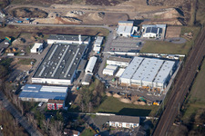Gewerbegebiet Siemensstr im Ortsteil Neudorf in Graben-Neudorf im Bundesland Baden-Württemberg, Deutschland