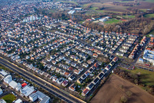 Siegelgrundstr im Ortsteil Mörsch in Rheinstetten im Bundesland Baden-Württemberg, Deutschland