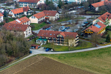 Ortsteil Aunham in Bad Birnbach im Bundesland Bayern, Deutschland aus der Luft