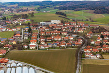 Bad Birnbach im Bundesland Bayern, Deutschland von oben