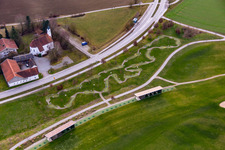 Ortsteil Aunham in Bad Birnbach im Bundesland Bayern, Deutschland von einer Drohne aus