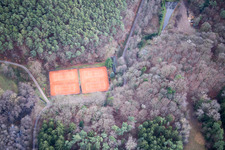 Ortsteil Gleishorbach in Gleiszellen-Gleishorbach im Bundesland Rheinland-Pfalz, Deutschland von oben
