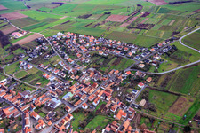 Schweppenhäuserstraße in Oberotterbach im Bundesland Rheinland-Pfalz, Deutschland