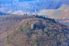 Burgruine Neukastel in Leinsweiler im Bundesland Rheinland-Pfalz, Deutschland