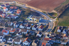 Baustelle der KITA Die Entdecker in Kandel im Bundesland Rheinland-Pfalz, Deutschland