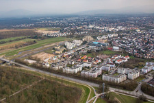Rheinauer Ring in Rastatt im Bundesland Baden-Württemberg, Deutschland