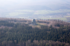 Lampertsloch im Bundesland Bas-Rhin, Frankreich aus der Luft betrachtet