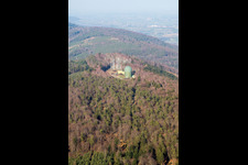 Drohnenbild von Lampertsloch im Bundesland Bas-Rhin, Frankreich
