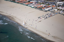 Luftaufnahme von Lido di Camaiore(I-Toskana) im Bundesland Toscana, Italien
