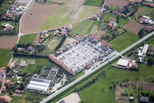 Luftbild von Pietrasanta, Strettoia im Bundesland Lucca, Italien