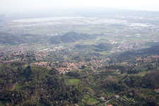 Luftbild von Pedona(I-Toskana) im Bundesland Toscana, Italien