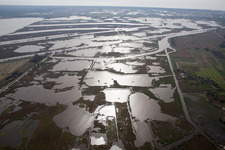 Massarosa im Bundesland Lucca, Italien aus der Luft