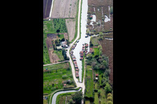 Massarosa im Bundesland Lucca, Italien aus der Drohnenperspektive