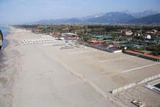 Luftbild von Capanne-Prato-Cinquale(I-Toskana) im Bundesland Toscana, Italien