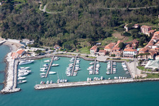 Fiumaretta di Ameglia im Bundesland Liguria, Italien von oben