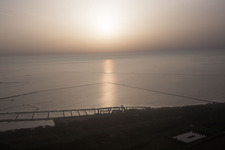 Luftbild von Casalborsetti(Emilia-Romana) im Bundesland Emilia-Romagna, Italien