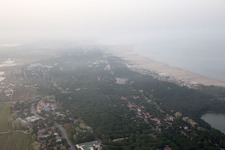 Comacchio, Lido di Spina im Bundesland Emilia-Romagna, Italien von oben