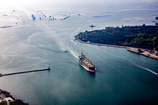 Luftbild von Santa Maria del Mare im Bundesland Venetien, Italien