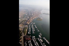 Drohnenaufname von Sottomarina(I-Venetien) in Faro, Italien