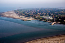 Luftaufnahme von Isola Albarella(I-Venetien), Italien
