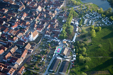 Nordheim am Main im Bundesland Bayern, Deutschland von oben