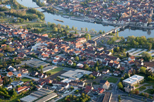 Kitzingen im Bundesland Bayern, Deutschland von oben