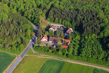 Luftbild von Forsthaus Jägersburg in Einhausen im Bundesland Hessen, Deutschland