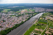 Luftaufnahme von Großkrotzenburg im Bundesland Hessen, Deutschland