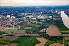 Friesenheimer Insel im Ortsteil Sandhofen in Mannheim im Bundesland Baden-Württemberg, Deutschland
