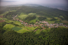Luftbild von Erbach im Bundesland Hessen, Deutschland