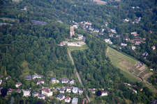 Turmbergbahn im Ortsteil Durlach in Karlsruhe im Bundesland Baden-Württemberg, Deutschland