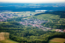 Luftbild von Weingarten von Südosten im Bundesland Baden-Württemberg, Deutschland