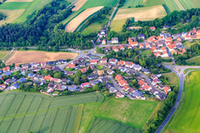 Stockäckerweg im Ortsteil Balzfeld in Dielheim im Bundesland Baden-Württemberg, Deutschland
