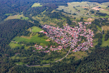 Dorf - Ansicht im Ortsteil Mückenloch in Neckargemünd im Bundesland Baden-Württemberg, Deutschland