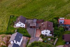 Ortsteil Brombach in Eberbach im Bundesland Baden-Württemberg, Deutschland von der Drohne aus gesehen