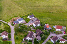 Luftbild von Ortsteil Brombach in Eberbach im Bundesland Baden-Württemberg, Deutschland