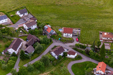 Schrägluftbild von Ortsteil Brombach in Eberbach im Bundesland Baden-Württemberg, Deutschland