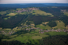 Luftaufnahme von Ortsteil Rothenberg in Oberzent im Bundesland Hessen, Deutschland
