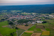 Luftbild von Ortsteil Beerfelden in Oberzent im Bundesland Hessen, Deutschland