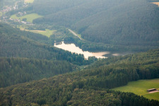 Marbach, Marbachstausee im Ortsteil Hetzbach in Oberzent im Bundesland Hessen, Deutschland