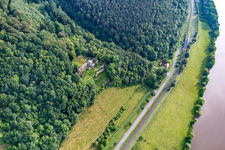 Luftaufnahme von Kollenburg in Dorfprozelten im Bundesland Bayern, Deutschland