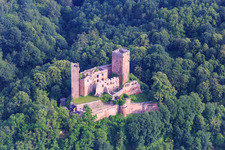 Burgruine Henneburg im Ortsteil Hofthiergarten in Stadtprozelten im Bundesland Bayern, Deutschland