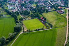 Sportplatz im Ortsteil Dertingen in Wertheim im Bundesland Baden-Württemberg, Deutschland