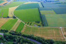 Grundmauern des Ehemaliges Jagdschloss Mädelhofen in Waldbrunn im Bundesland Bayern, Deutschland