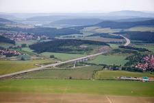 A71 im Ortsteil Queienfeld in Grabfeld im Bundesland Thüringen, Deutschland