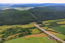Tunnelportal der A71 in Ritschenhausen im Bundesland Thüringen, Deutschland