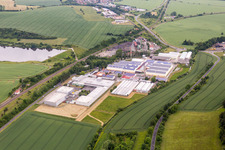 Gewerbegebiet und Firmenansiedlung mit Kündig Nahrungsmittel GmbH & Co. KG in Ritschenhausen im Bundesland Thüringen, Deutschland