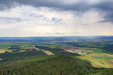 Ortsansicht aus Südwesten in Rohr im Bundesland Thüringen, Deutschland