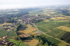 Steinseltz im Bundesland Bas-Rhin, Frankreich vom Flugzeug aus