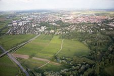 Landau in der Pfalz im Bundesland Rheinland-Pfalz, Deutschland aus der Luft